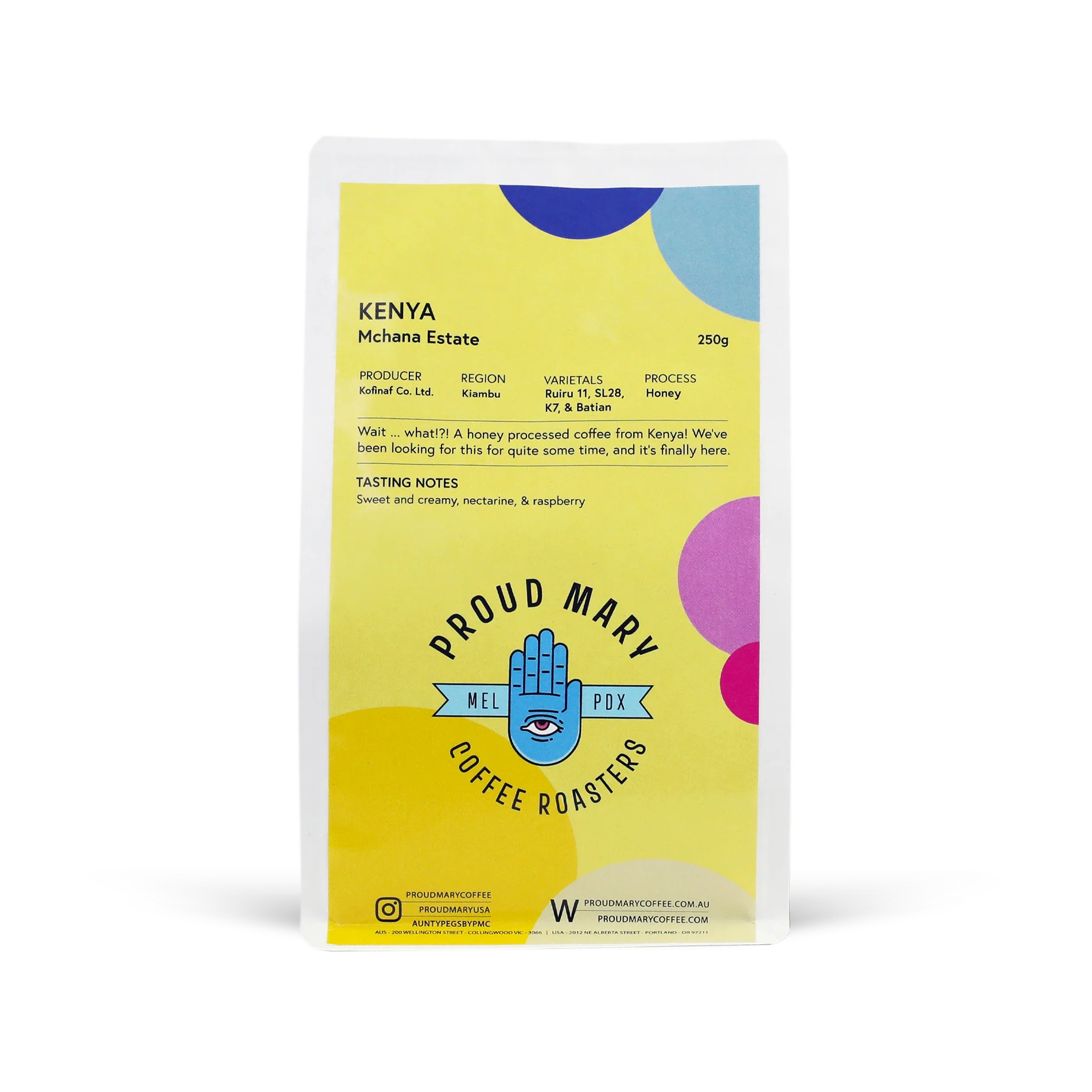 KENYA Mchana Estate | Ruiru 11 & SL28 | Honey