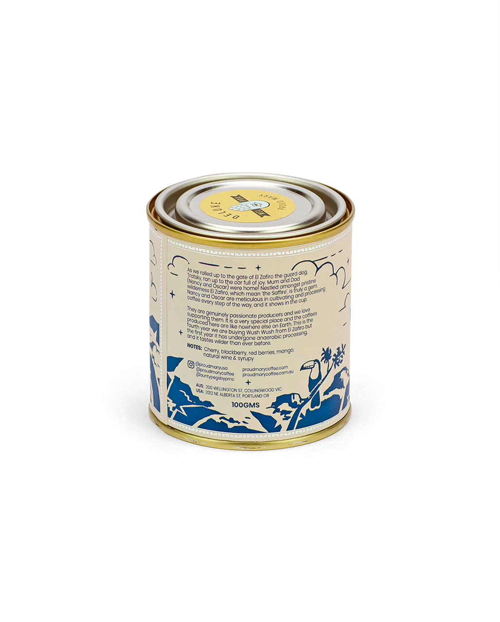 LIMITED | COLOMBIA | Finca El Zafiro | Wush Wush | Anaerobic Natural | 100gm tin - Image 4